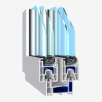 Συρόμενες Δίφυλλες Μπαλκονόπορτες SALAMANDER EDSF